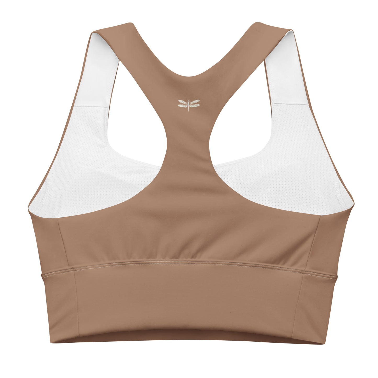 Brown Dragonfly Recycled Sports Bra