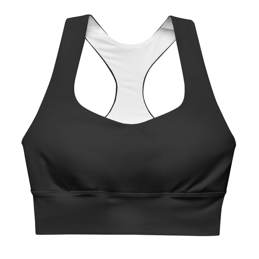 Black Dragonfly Recycled Sports Bra